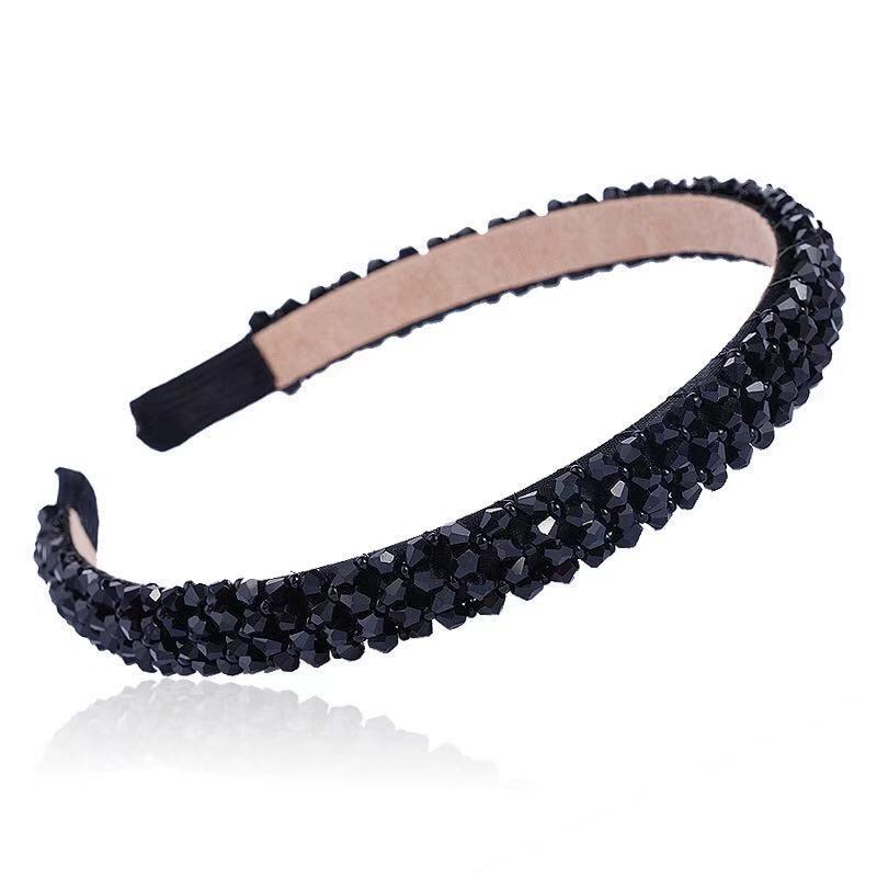 Wholesale Crystal Beaded Wide Brimmed Headband